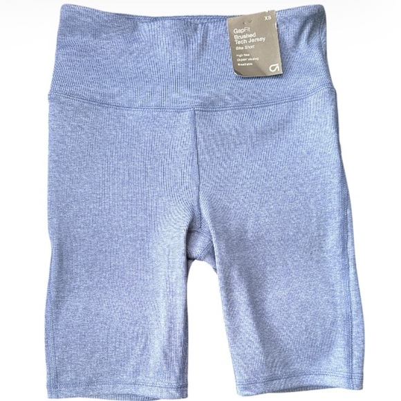 GAP Pants - Gap fit shorts Blue purple Biker ribbed brushed Jersey tech stretchy breathable